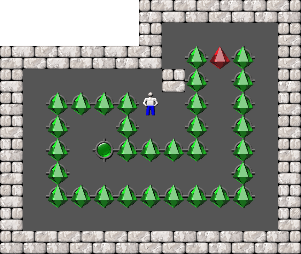 Sokoban 1,000,001 candlelights level 55